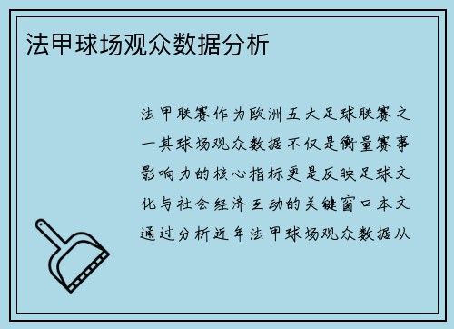法甲球场观众数据分析